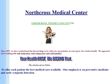 Tablet Screenshot of northcrossmedical.com